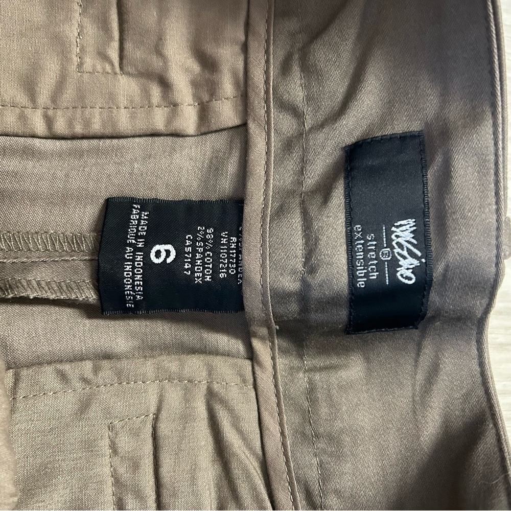 Mossimo Brown Trouser Shorts Womens‎ 6 New - Picture 4 of 7